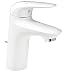 Produktbild GROHE Eurostyle Badarmaturen - Einhand-Waschtischbatterie (DN 15 S-Size, Einlochmontage) moon white / chrom, 23707LS3