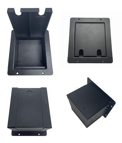 ProSpeakerparts PROCRAFT FPMU-Blank-BK recessed Floor Box/Stage Pocket w/Customizable Plate