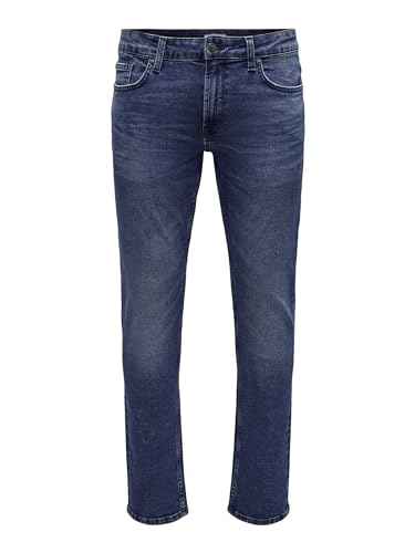 ONLY & SONS Male Regular fit Jeans ONSWEFT D. Blue 4591 Jeans VD