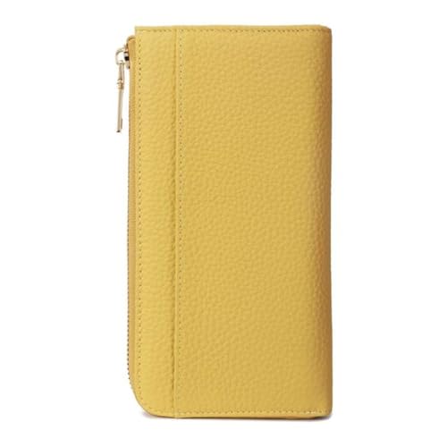 Wallets Women's Money Clips Genuine Leather Card Cases Purses Blocking Wallet Money Organisers Handbags 7.9Inch (Pink)4