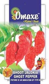Seedscare Bhut Jalokia Ghost Pepper Exotic Seeds Organic Vty - Pack Of 30 Seeds By Seedscare India (B07DS42311) Amazon Price History, Amazon Price Tracker