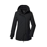killtec Dames functionele parka/parka met capuchon KOW 93 WMN PKR, blauwgrijs, 42, 41817-000