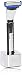 Every Man Jack Manual Razor Shipper, Chrome, includes handle, stand, 4 cartridges