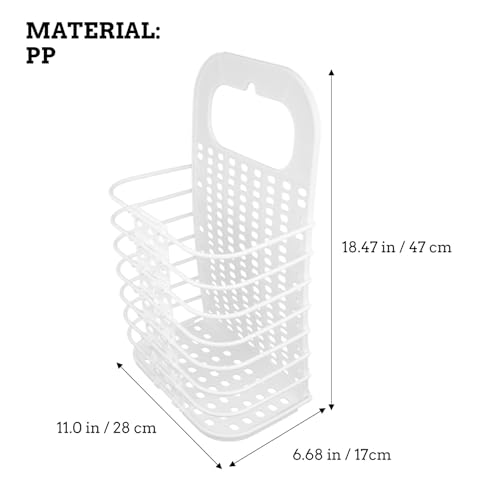 Panier à linge creux peu encombrant pour résoudre le manque de place au sol