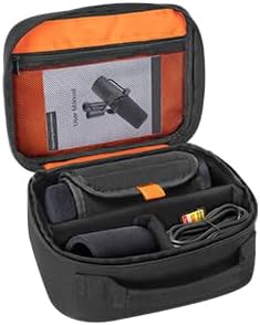 PGmoon Mic Carry Case   Compatible with Shure SM7B/MV7/MV7X | Vocal Dynamic Microphone Storage Bag with Fixing Band & Removable Dividers for Protection