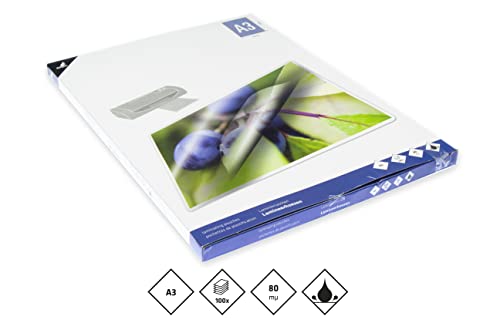 Kangaro Laminating Film A3 303 x 426 mm 80 Micron 100 Sheets - Image 2
