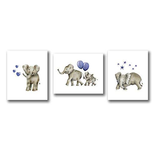 elephant nursery prints