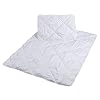 Kinderdeken babydekbedbed 90×120 cm – babydeken en kussen 40×60 cm Kinderdekbedset quilt beddengoed microfiber wit