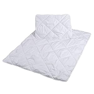 Kinderdeken babydekbedbed 90×120 cm – babydeken en kussen 40×60 cm Kinderdekbedset quilt beddengoed microfiber wit