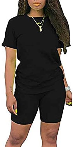 Womens 2 Pieces Sports Outfit Tracksuit Lip Print and Butterfly Print Top and Short Pants with Pocket Sweatsuit Set