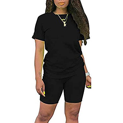 Womens 2 Pieces Sports Outfit Tracksuit Lip Print And Butterfly Print Top And Short Pants With Pocket Sweatsuit Set #TOP4