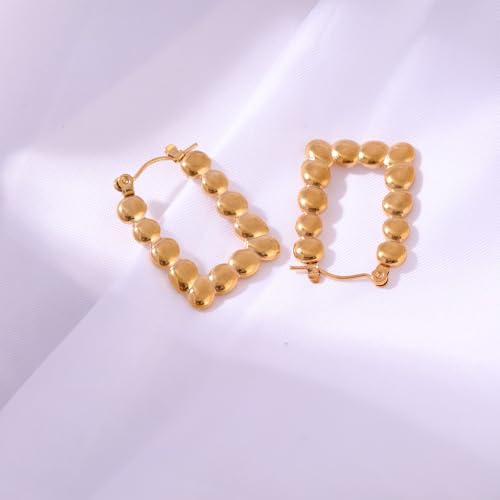 MIAMI earrings for women fashion studs earrings for women anti tarnish gold ear rings stainless steel korean bali Dainty Gold Hoop Earrings | Combo Chic, Small design Jewellery Celebrity Inspired