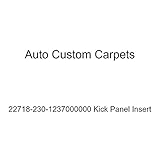 Auto Custom Carpets 22718-230-123700000 1967-1972 Chevrolet K20 Suburban Kick-Panel-Einsätze mit Karton 19 Rehbraun Sandelholzschlaufe
