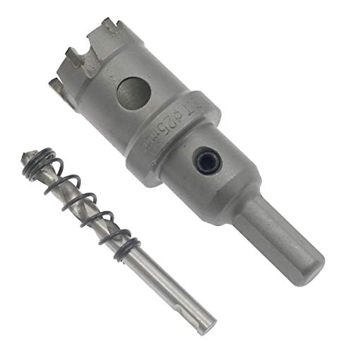 Qjaiune 25Mm/1" Carbide Hole Saw Drill Bit Heavy Duty Tct Hole Cutter For Stainless Steel, Sheet Metal, Frp & Wood #TOP2