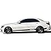 LMLZNP Car Side Skirt Stickers Decal,for Mercedes Benz C Class W205 C63 C180 C200 C300 C350 C43 Coupe W204 W203 AMG Accessories Side Skirt Sticker