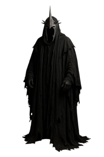 Al xavier Nazgl Full Armor Set | Witch-King of Angmar Cosplay | Dark Rider Full Ghost Grim Reaper Long Cape Wraith Costume (Only Cloak)