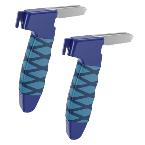 ZLHETWT 2Pack Car Door Assist Handle, Car Handle Assist, Car Door Handle Multifunction Handle Car Door Latch Handle for Seniors and Handicapped (Blue)