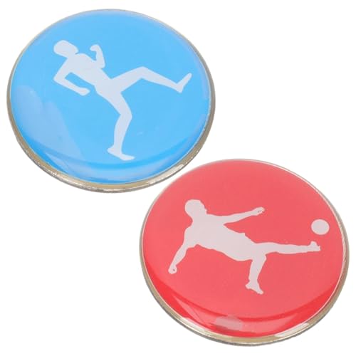 Soccer Referee Coin - Football Soccer Referee Coin | Referee Side Toss Coin | Sports Toss Coin for Soccer Training | Double-Sided Referee Toss Coin for Soccer Football Volleyball Table Tennis