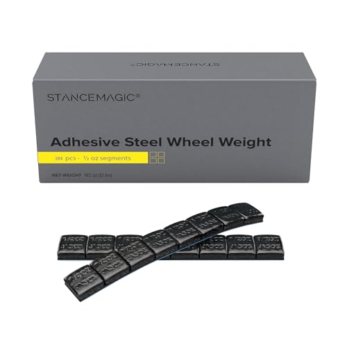 StanceMagic adhesive wheel weights 1/2oz - 12 lb box (384 pcs)