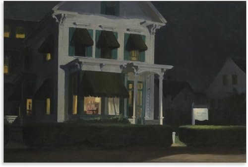Edward Hopper Tirages d'art nostalgiques Peinture sur toile vintage 60x80cm