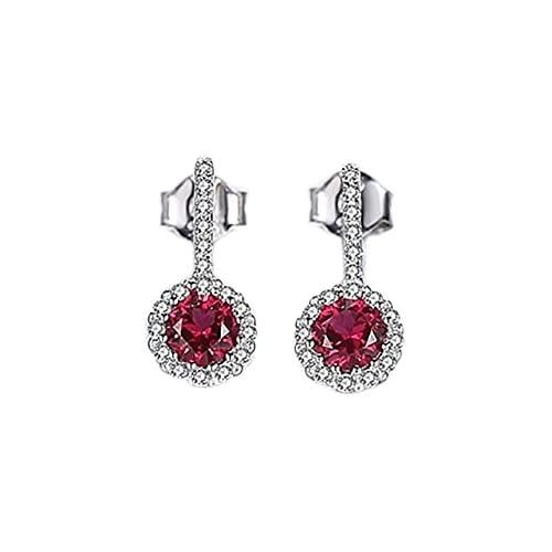 Boucles d'oreilles saphir confortables anti-douleur pour mariages
