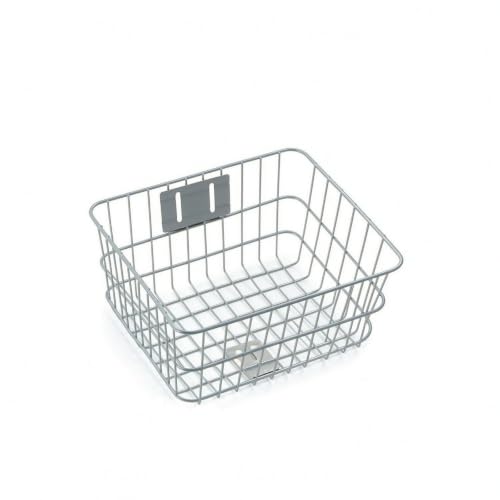 Canasta Metálica con Soportes Gralara de Rejilla Universal y Elegante