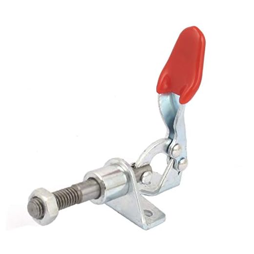 X-DREE 45 kg 100 kg hållkapacitet Snabbfrigörande tryckdragstyp Vippklämma 301B(45 kg 100 lb Capacidad de retención Liberación rápida Empujar y jalar el tipo Toggle Clamp 301B