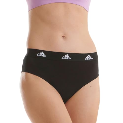 adidas Bikini Cierre, 3 Unidades-Negro, XL para Mujer