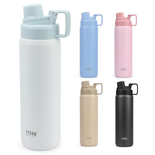 TYESO ���� 900ml �^��f�M �X�e�����X �X�|�[�c�{�g�� ������ �L�� �􂢂₷�� �t�^��̌^�n���h�� �y�� ��l �q�� �A�E�g�h�A