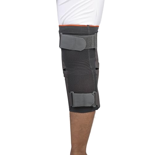 Image of Dyna 3D Hinged Knee Brace (Large Left, Grey)
