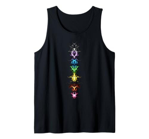 Chakra Regenbogen Yoga Meditation Symbol Spirituell Fraktal Tank...