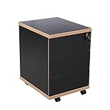 Der Rollcontainer kann auch als Beistelltisch im Wohnzimmer, als Lowboard für deinen Fernseher oder auch als Fußhocker genutzt werden