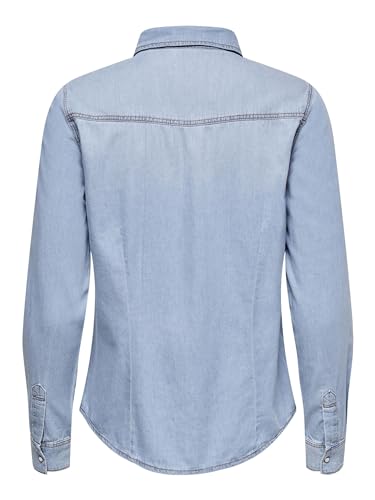 Image of ONLY Women's Cotton Regular Fit Collar Neck Shirt