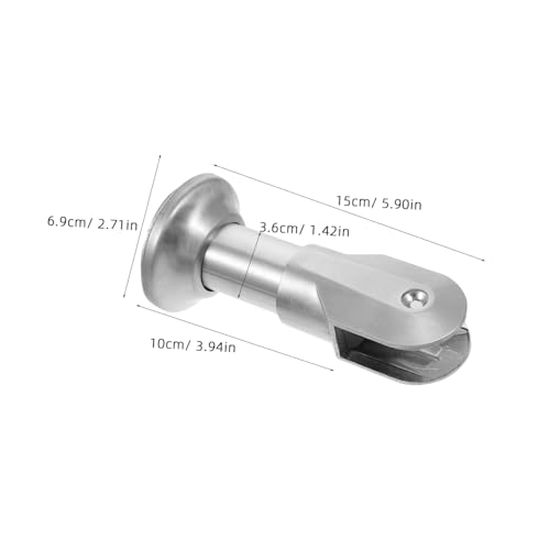Support stable et résistant pour panneau de WC collectif en inox - 2
