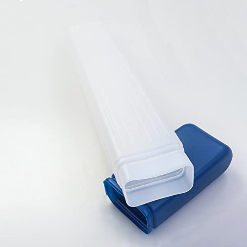 Image of NUOMI 2 Pcs Knitting Needle Storage Box Plastic Storage Tube Case Crafts Knitting Sewing Tool Holder, Portable, 41 cm, Plastic Storage Containers for Household Use