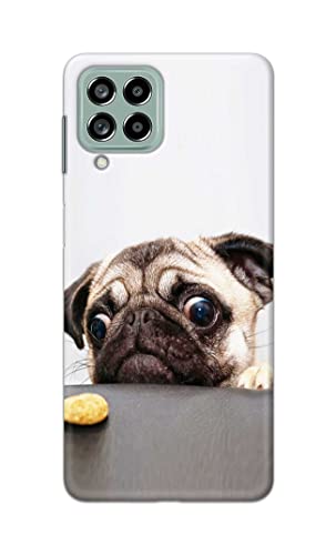 Image of PRINTFIDAA� Printed Hard Back Cover Case for Samsung Galaxy M53 5G Back Cover (Pug Dog) -2808