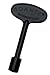 Dante Products Universal Gas Valve Key, 3-Inch, Flat Black