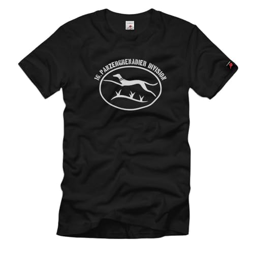 T-shirt Infanterie 3173 Division 16 cadeau historique noir 3XL pour amateurs de militaria ancien