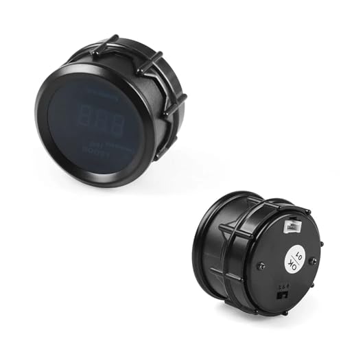 Medidor de impulso Led de 52MM y 14-30PSI para panel de coche 3