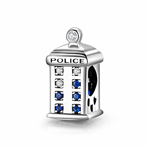 GNOCE Heart 925 Sterling Silver Charm Colored Enamel Puzzle Piece Charms Bead For Bracelet Necklace Best Gifts For Friend Women (Color 6), Sterling Silver, Cubic Zirconia