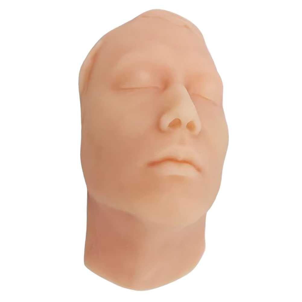 Modèle de visage en silicone injection liquide tatouage sourcils tissu osseux