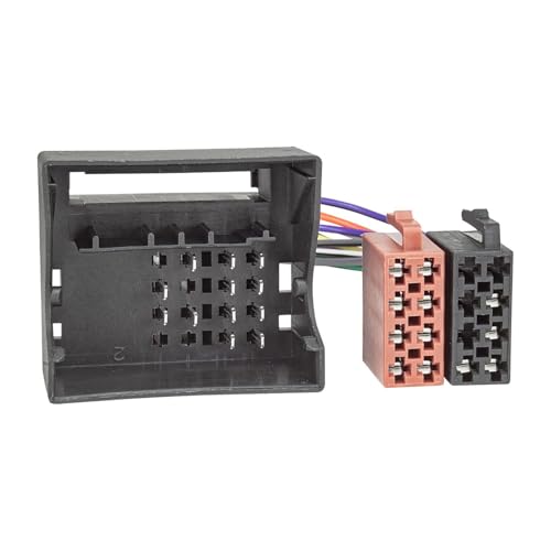 tomzz Audio 7045-002 Câble Adaptateur Radio Compatible avec Renault Twingo 2 Megane 3 Laguna Clio à partir de 2009 Quadlock sur Norme 16 pôles ISO