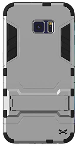 Ghostek Armadillo Shockproof Case with Kickstand Compatible with Samsung Galaxy S6 - Silver