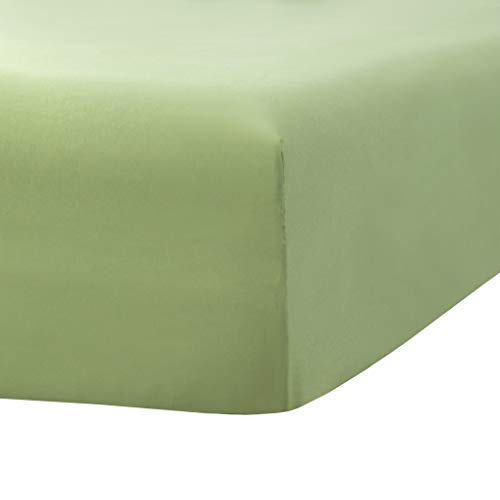 Toodou Hotel Luxury Fitted Bottom Sheet-Comfortable and Durable Fitted Sheets-The Mattress Covers are Made of Premium Fabric and Have Great Breathability-Double Size 14" Deep,Sage Green - Image 2
