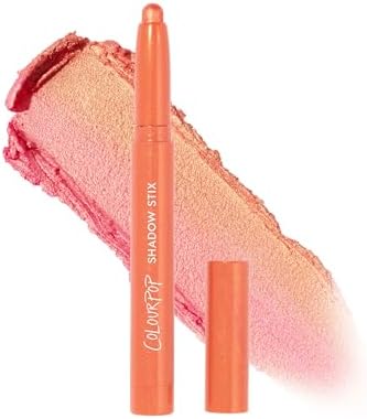 ColourPop Shadow Stix - Cream Eyeshadow Stick with Long-Lasting Color - Multi-Use Cream Makeup with a Built-In Sharpener & Precise Tip for Easy Application - Friday Feels (0.05 oz)