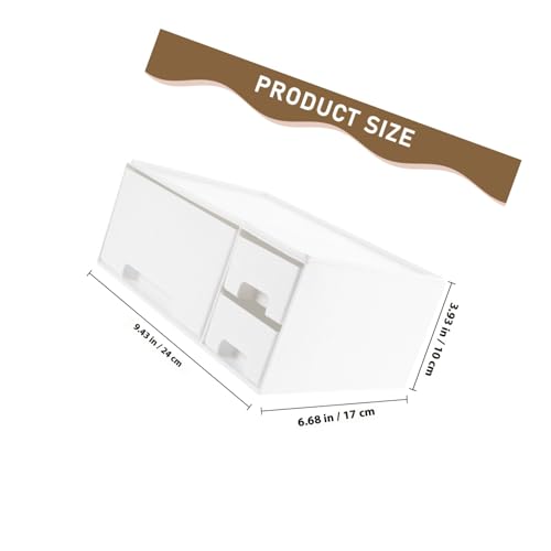 Support écran PC blanc réhausseur de moniteur pour optimiser l'espace du bureau - 3