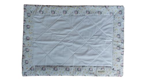 Tapete Higiênico Lavável Mascotti Pet 3 Camadas (Elefantinho Rosa, Pequeno (50 x 70 cm))