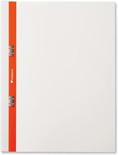 スライドノート A4 ホワイト PageBase 新感覚バインダー 360°展開 日本製 ワンタッチ パンチレス コピー用紙30枚収納 ビジネス SN3SA4-W