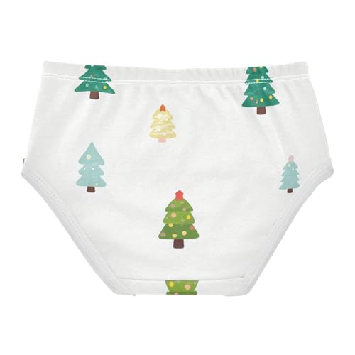 Christmas Evergreens Girls' Soft Triangle Panties Breathable Underwear for Girls in Sizes 2T,3T, 4T, 5T, 6Y and 8Y2