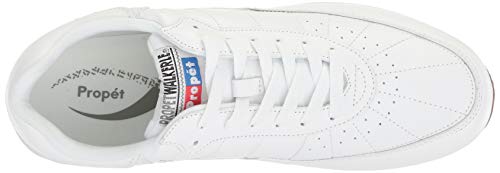 Propét Men's Walker Le Walking Shoe, White, 14 3E Us #TOP4